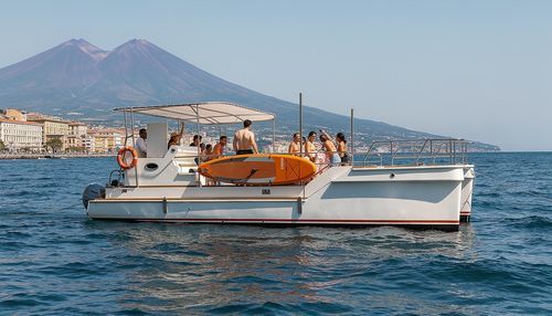 Barca professionale barca per acquacoltura - SB330 - SEABUS - CATAMARANI MULTIRUOLO - barca per la ricerca scientifica / barca da lavoro / chiatta da lavoro