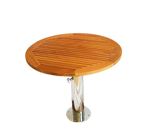 Tavolo per barca - Opal - Mia Marin - regolabile / in teak