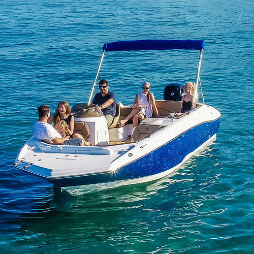 Deck boat fuoribordo - SEA MAX 620 - Alesta Marine - open / con console laterale / max. 10 persone