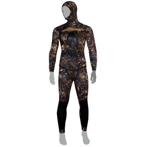 Muta neoprene per pesca subacquea - Kombu - EPSEALON - con cappuccio / monopezzo / a maniche lunghe