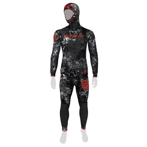 Muta neoprene per sport nautici - Seabass - EPSEALON - a maniche lunghe / monopezzo / con cappuccio