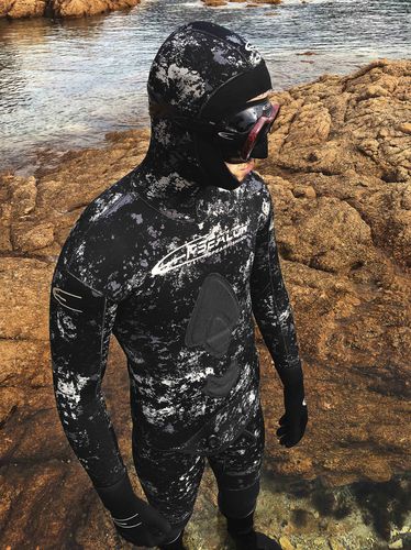 Muta neoprene per pesca subacquea - Shadow - EPSEALON - con cappuccio / a maniche lunghe / due pezzi