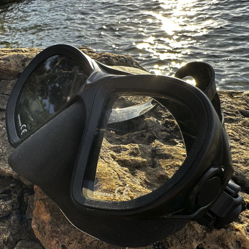 Maschera di immersione doppio vetro - Horus noir - EPSEALON - per immersione subacquea professionale