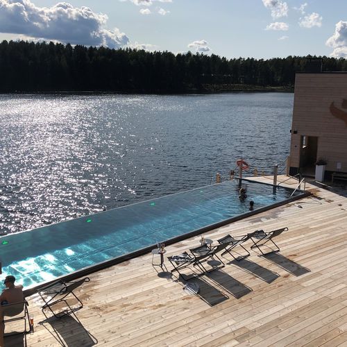 Piscina galleggiante - Stainless Steel - BLUET FLOATING SOLUTIONS