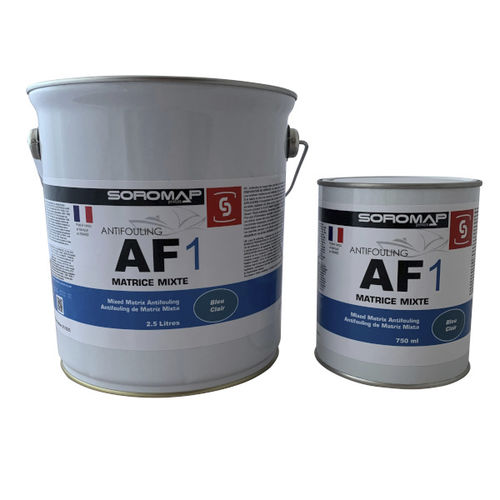 Antivegetativa per barca - AF1 - GROUPE SOROMAP - a matrice semidura / per legno / per acciaio