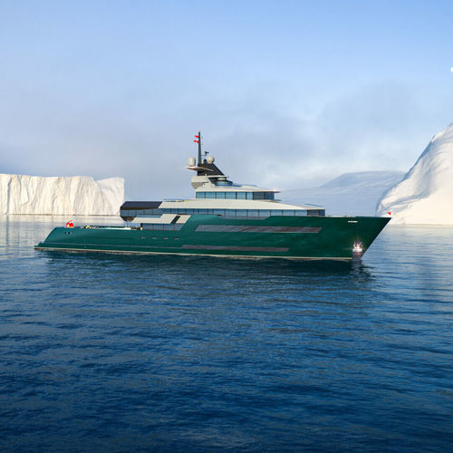 Mega-yacht da crociera - LUX - Trimm Design BV - raised pilothouse