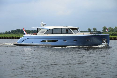 Motor-yacht da crociera - Dutch Falcon - Trimm Design BV - con fly / in alluminio