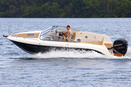 Cabin-cruiser fuoribordo - Day Cruiser 720 - Atlantic Marine - bimotore / con scafo planante / open