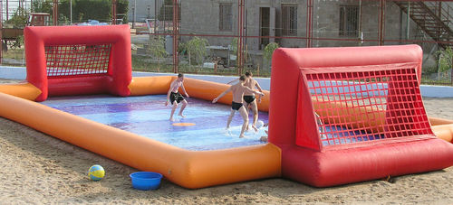 Gioco acquatico porta polivalente - Slippery - Vector Inflatables - per base turistica sportiva / gonfiabile