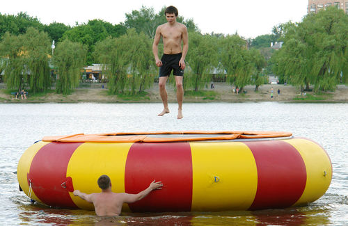 Gioco acquatico trampolini - Vector Inflatables - per base turistica sportiva / gonfiabile
