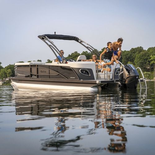 Pontoon boat fuoribordo - CORSA Q - Barletta Boat Company - tri-tube / open / con console laterale