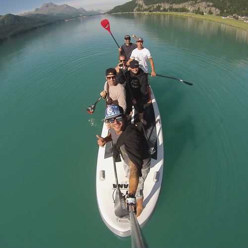 SUP gonfiabile - 18'6 Big Chief - Indiana Paddle & Surf - da escursione / 7 posti e oltre / in composito