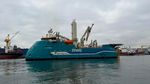 nave di supporto offshore per parco eolico