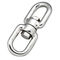 Grillo Girevole In Acciaio Inox 304 Con Anello E Moschettone - 10mm Portata 500kg Per Barca, Amaca, Altalena - 4