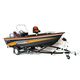 lancia fuoribordo / open / con console laterale / da pesca sportiva