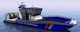 barca professionale patrol boat / barca di salvataggio / imbarcazione di servizio / fuoribordo