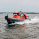 barca professionale barca da lavoro / patrol boat / nave di ricerca e salvataggio / fuoribordo