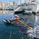 drone marino per la raccolta di rifiuti / elettrico / monoscafo