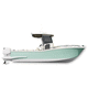 barca open da pesca sportiva / fuoribordo / con console centrale / con prendisole