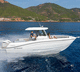 barca open fuoribordo / bimotore / con console centrale / da pesca sportiva
