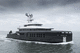 mega-yacht da crociera / raised pilothouse / in acciaio