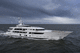 mega-yacht da crociera / explorer / raised pilothouse / a prua verticale