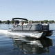 pontoon boat fuoribordo / tri-tube / open / con console laterale