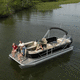 pontoon boat fuoribordo / open / con console laterale / da sci nautico
