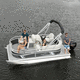 pontoon boat fuoribordo / open / con console laterale / da pesca