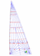 randa / per barca a vela da crociera / triradiale / laminata