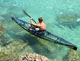 kayak trasparente / pieghevole / da escursione / per lunghe distanze