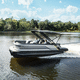 pontoon boat fuoribordo / tri-tube / open / con console laterale