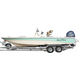 bay boat fuoribordo / con console centrale / open / da pesca sportiva