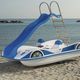 pedalò 5 posti / in fibra di vetro / blu / bianco