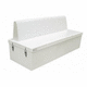 panca per pontile / 3 posti / con contenitore