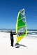 vela da windsurf da wave / da freestyle / 4 stecche