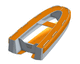 tender fuoribordo / open / in alluminio / max. 5 persone