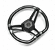 volante per barca a motore in carbonio / racing / design / a tre razze