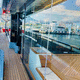 vetrata per yacht / laminata / temprato