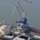 gru per cantiere navale / portuale / per pontile / con braccio