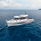 cabinato fuoribordo / bimotore / hard-top / per pesca subacquea
