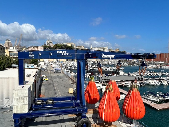 Gru mobile da banchina Pelican Lift