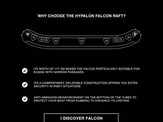 Perché scegliere Hypalon Falcon Raft?