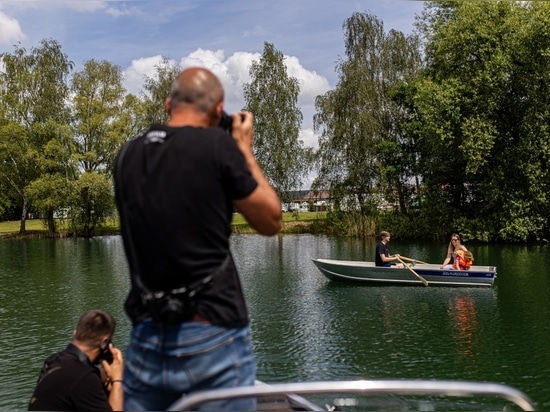 Servizio fotografico sull'acqua