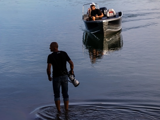 Servizio fotografico sull'acqua