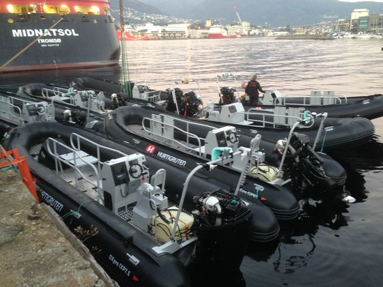 Dislocazione della barca presso la MS Midnatsol