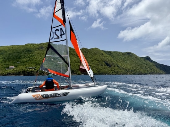 MiniCat è il miglior complemento per il nostro gatto da crociera OUTREMER 55