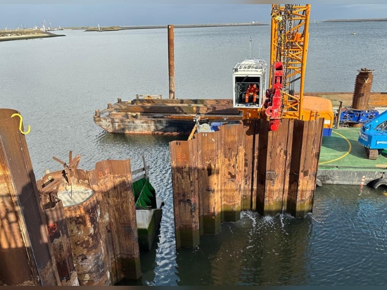Taglio preciso nel progetto Afsluitdijk nei Paesi Bassi