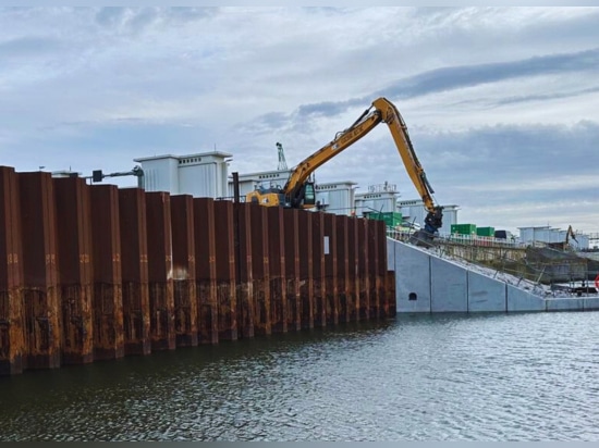 Taglio preciso nel progetto Afsluitdijk nei Paesi Bassi