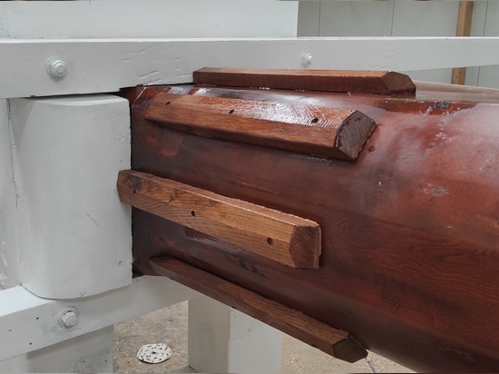 Artigianato tradizionale: Woodspars restaura il sartiame del tre alberi "Le Français"